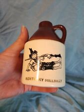 Vintage Kentucky Hillbilly Souvenir Moonshine Hillbilly Jug Ceramic Approx 5
