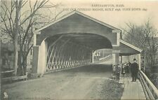 Postcard Massachusetts East Hampton C-1910 Covered Bridge Tuck 23+-5447 picture