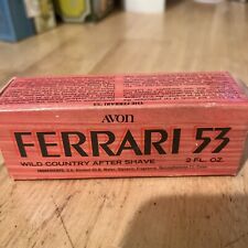 Avon Ferrari 53 Wild Country After Shave Decanter - New picture