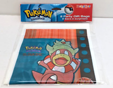 Vintage 2000 Nintendo Pokemon 8 Loot Party Gift Bags Per Pack (NEW, Sealed, NOS) picture