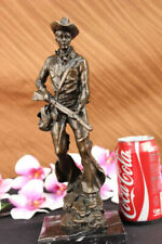 Doc Holiday with Riffle Gun Cocked Bronze Lost Wax Masterpiece Statue Figurine picture