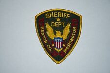 Benton County Washington Sheriff Dark Green Collectible Police Shoulder Patch picture
