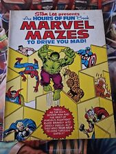 Stan Lee Presents Marvel Mazes To Drive You Mad 1978 First Print Spiderman Hulk picture