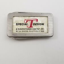 Special T Design Manufacturing Company Vintage Pocket Knife Reading Pennsylvania picture