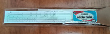 Vintage Sterling Mannheim 10” Slide Rule 9 Scales with Instructions and Slipcase picture
