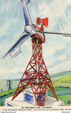 7114 cpa Byrrh Advertising - Looking to the Future - Giant Wind Turbine... picture