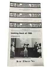 Disney Newsreel Vintage Employee Newsletter - Lot Of 3 12.31, 12.24 86’ 11.27.85 picture