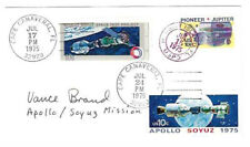 Vance Brand ASTP cover with  three cancels picture