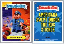 Police Man PD Patrol Paul Spoof Card Garbage Pail Kids GPK American As Apple Pie picture
