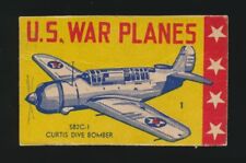 1940's R167 Pioneer Specialty U.S. WAR PLANES -#1 S82C-1 Curtis Dive Bomber picture