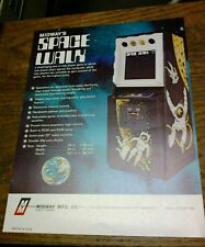 Midway SPACE WALK Arcade Video Game flyer- original picture