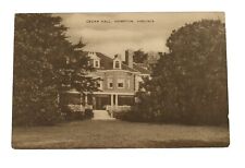 Vtg Cedar Hall Postcard Hampton VA Gilded Age Mansion Darling Estate Virginia picture