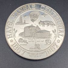 Vintage 1967 Hays City Kansas Centennial Dollar Fort Hays Coin Club,Vintage Coin picture