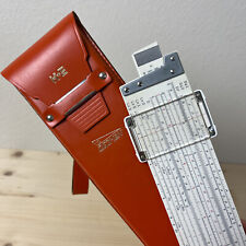 Vintage Deci-Lon 68 1100 Slide Rule K+E Keuffel and Esser With Leather Case NICE picture