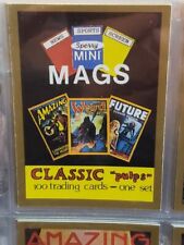 1992 CLASSIC PULPS Sperry MINI MAGS Complete CARD SET 100 Magazine Covers Mint picture