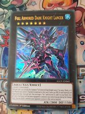Yu-Gi-Oh Full Armored Dark Knight Lancer AGOV-EN041 1st Edition Ultra Rare picture