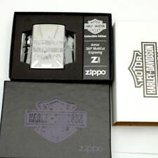 Zippo Harley Davidson 2022 Collectible Armor 360° Skull Design Lighter #49814 picture