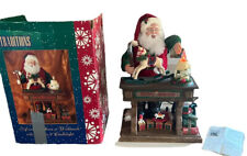 Vintage Traditions Santa At His Workbench 20” Large Christmas Animated Musical picture