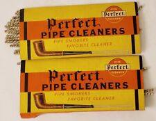 2 VINTAGE TOBACCO PERFECT PIPE CLEANERS ROCHESTER NY Advertising  DISPLAY DECOR picture