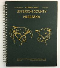 Jefferson County, Nebraska 1976 Atlas Fairbury Daykin Diller Endicott Harbine NE picture