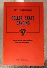 Vintage 1951 ROLLER SKATE DANCING BOOKLET Supplement Instructions RSROA picture