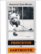 11/16 1990 Princeton vs harvard hockey program bh1 picture