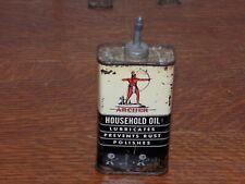 Vintage Archer Lead Top Household Oil Empty 4 Ounce Can picture