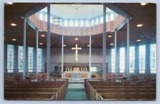 Holyoke MA Massachusetts Postcard Interior Of Blessed Sacrament Church picture