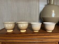Hagi Yaki Ware • Set Of 4 Yunomi Tea Cups • Japanese Handmade Ceramics • Stamped picture