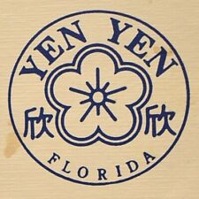 Vintage 1980s Yen Yen Florida Restaurant Menu Cocoa Beach Florida picture