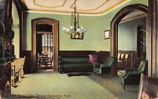 Postcard Reception Parlor at Elks Temple in Coldwater, Michigan~128085 picture