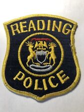 Reading Michigan Police Patch ~ RARE ~ Vintage picture