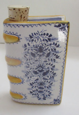 Vintage Metropolitan Museum of Art Book Shaped Ceramic Flask 5.5