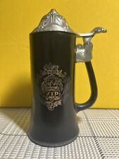 Vintage VIP Princess House Barware Black Glass Pewter picture