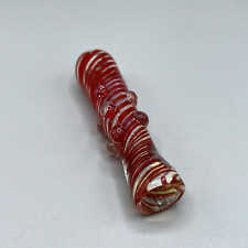 Glass One Hitter TOBACCO Smoking Glass Bowl Pipe Collectible - 3.25