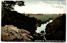 Postcard Vintage 1907 Conestoga Creek From Indian Rock Lancaster, PA Undivided picture