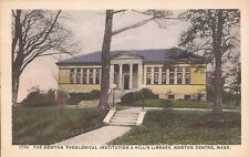 Newton Center, MASSACHUSETTS - Newton Theological Institution - Library - 1927 picture