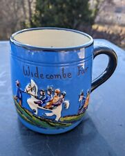 Watcombe Pottery Torquay Motto Antique  Mug Stein Widecombe Fair Germany Blue picture