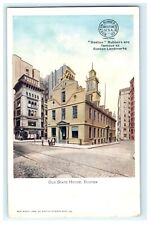 Old State House Boston MA Massachusetts Boston Rubber Shoe CO Ad Postcard picture