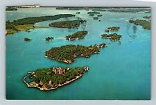 Heart Island NY-New York, Aerial View Boldt Castle, c1963 Vintage Postcard picture