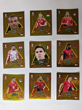 Topps Euro Em 2024 Germany -- 9 Gold SP stickers without signature picture