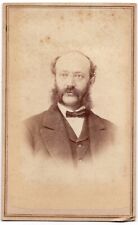 ANTIQUE CDV CIRCA 1860s G.H. LOOMIS HANDSOME BEARDED MAN BOSTON MASSACHUSETTS picture