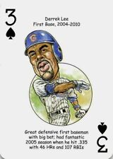 Derrek Lee First Base Chicago Cubs Single Swap Playing Card  picture