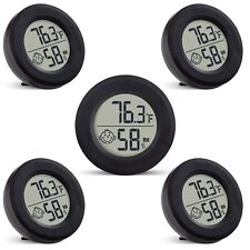 5 PCS Mini Small Digital Hygrometer,Gauge Meter Hygrometer with C/F Buttons a... picture