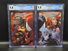 The Amazing Spiderman #1+#801 Tyler Kirkham Varient Connecting covers CGC9.8🔥🔥 picture