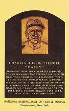 Casey Stengel Plaque, Baseball Hall of Fame, Cooperstown, New York picture