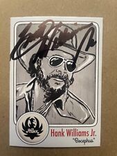 HANK WILLIAMS Jr autograph COUNTRY MUSIC Legend signed custom trading card picture