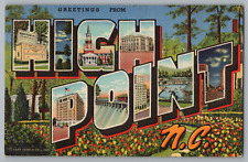 Postcard Greetings From High Point, North Carolina, Large Letter picture