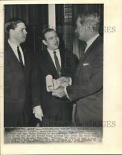 1965 Press Photo Gov. John Connally, Sen. Galloway Calhoun & Rep. Wayne Gibbens picture