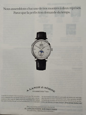 A. LANGE & SOHNE vintage Print Ad  